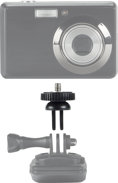 Adapter zur Montage einer Digitalkamera mit 1/4 Zoll Stativgewinde auf GoPro-Zubehör
