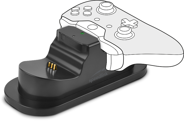 TWINDOCK USB Charging System - für Xbox One, schwarz