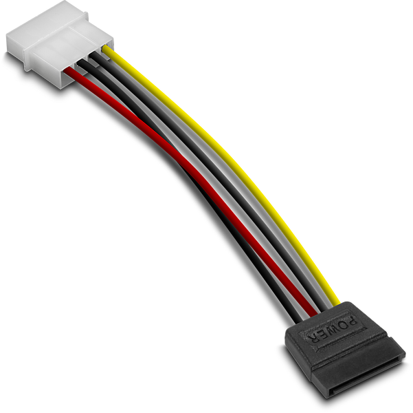 power cable for HDD/SSD, 0,15m | SL-170501-BK