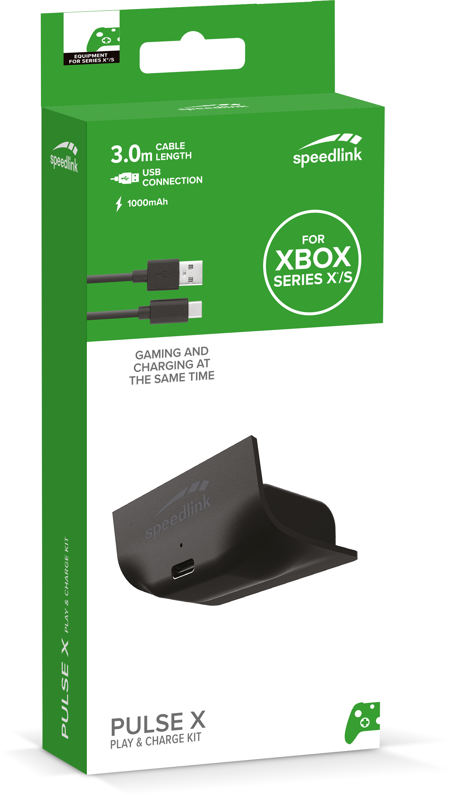 Psychologisch Dekking browser PULSE X Play & Charge Kit for XBox Series X/S, black | SL-260000-BK