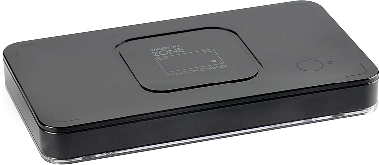 Speedlink ZONE Induktionsladegerät in Schwarz, kabellose Ladestation für Smartphones