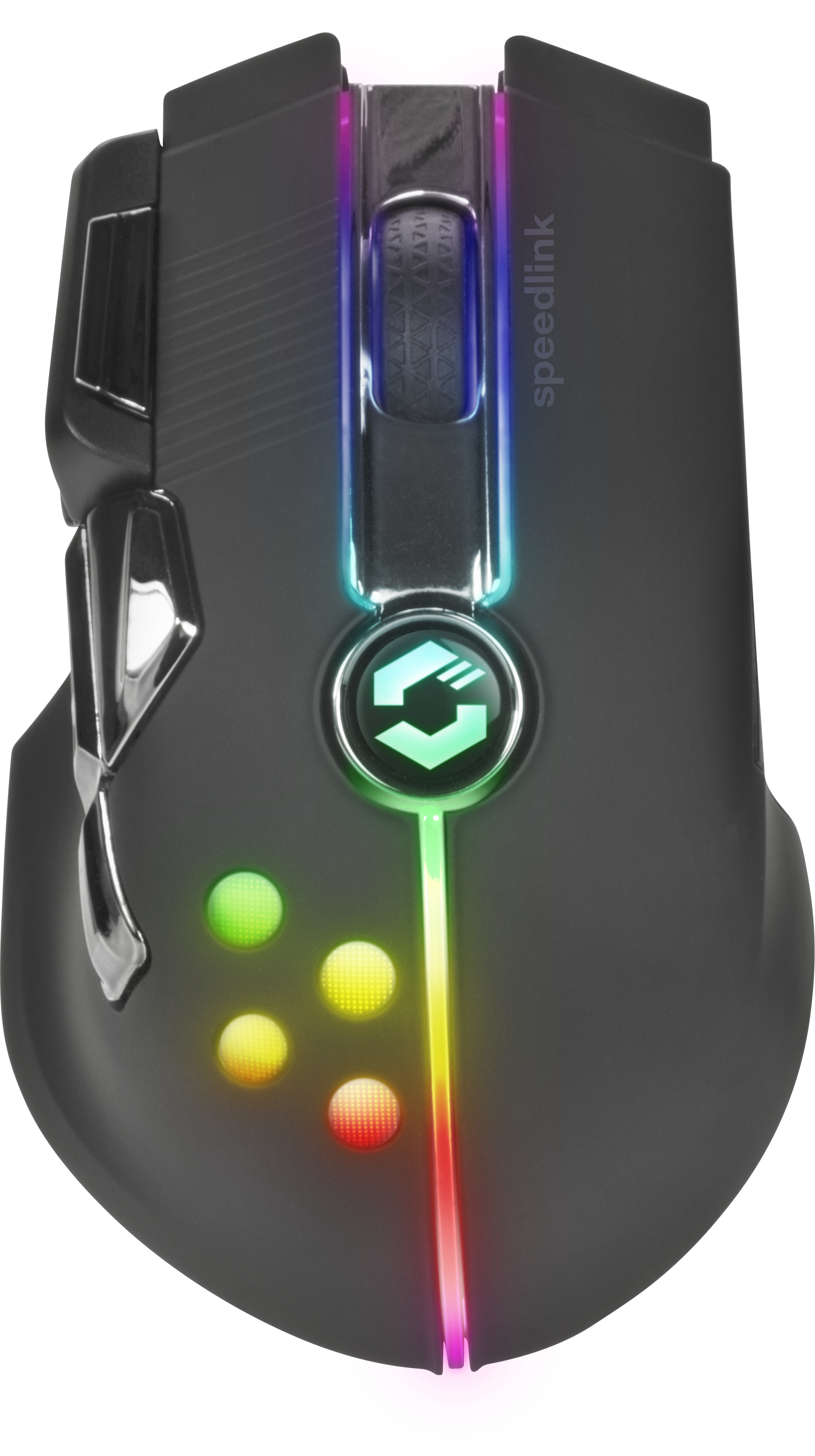 IMPERIOR RGB Gaming Mouse - wireless, rubber-black