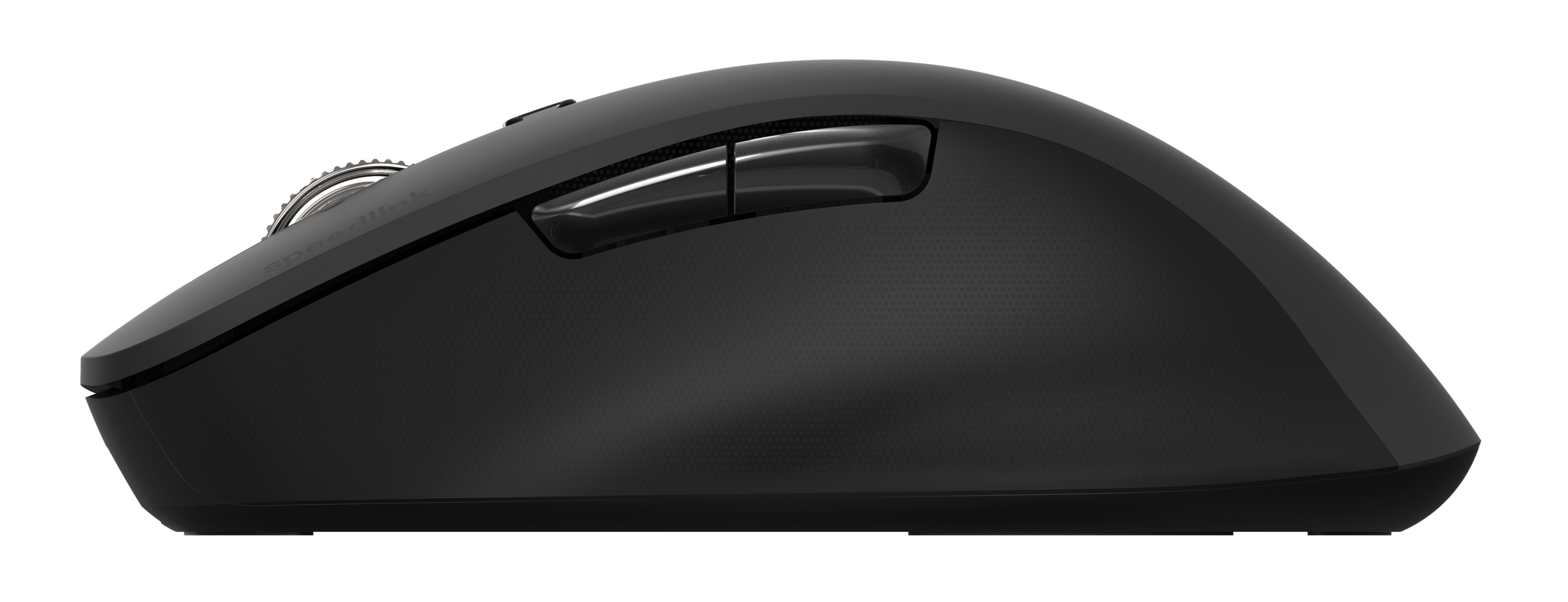 VELORA wiederaufladbare Maus - kabellos, Bluetooth, Smart Flying Scroll Wheel, schwarz