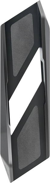 Schwarze Kabelkanal Abdeckung aus Kunststoff zur ordentlichen Verlegung und Abdeckung von Kabeln