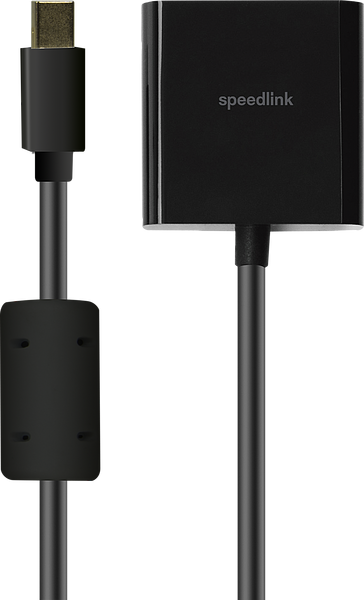Speedlink Adapterkabel mit DisplayPort-Stecker und HDMI-Buchse, geeignet für die Verbindung von PC zu Monitor oder TV