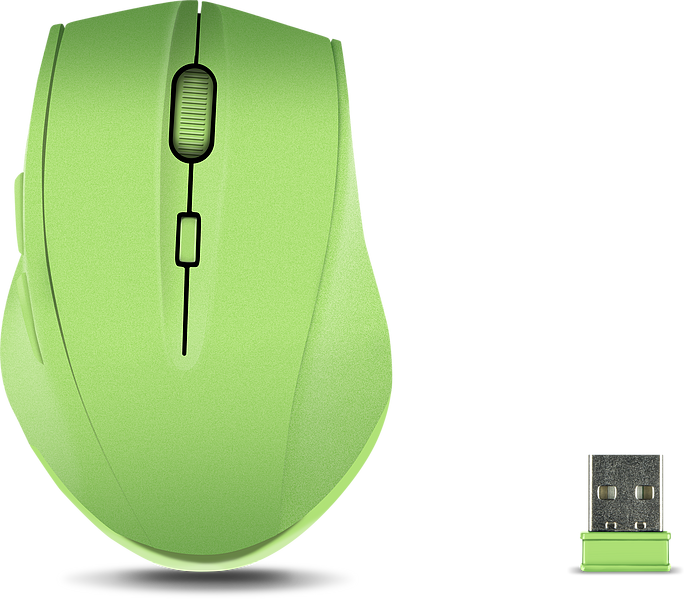 Speedlink CALADO - Mouse Wireless Silenzioso, Sensore 1600 DPI, 5 Tasti, Superficie Gommata, Per PC E Portatili, Nero
