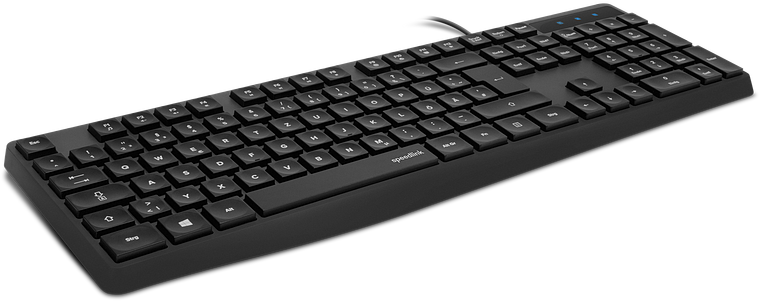 NEOVA Tastatur, schwarz - DE layout