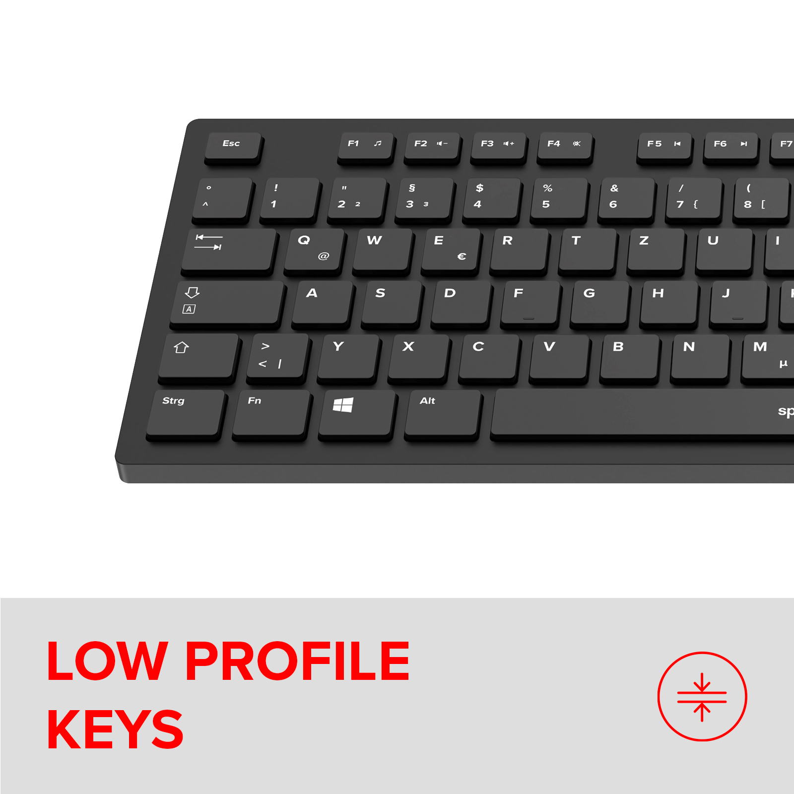 NIALA Keyboard, schwarz - DE Layout