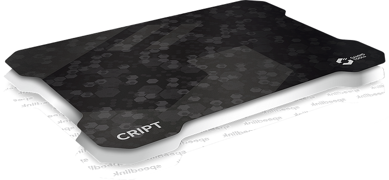 CRIPT Ultra Thin Gaming Mousepad, black