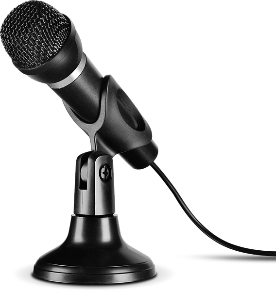 CAPO USB Tisch & Hand Mikrofon, schwarz