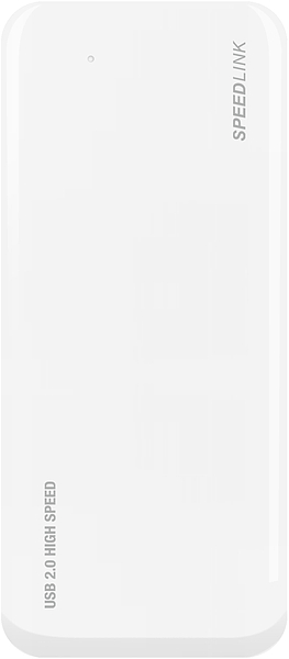 Weißer SPEEDLINK USB 2.0 High Speed Hub für schnelle Verbindung mehrerer USB-Geräte