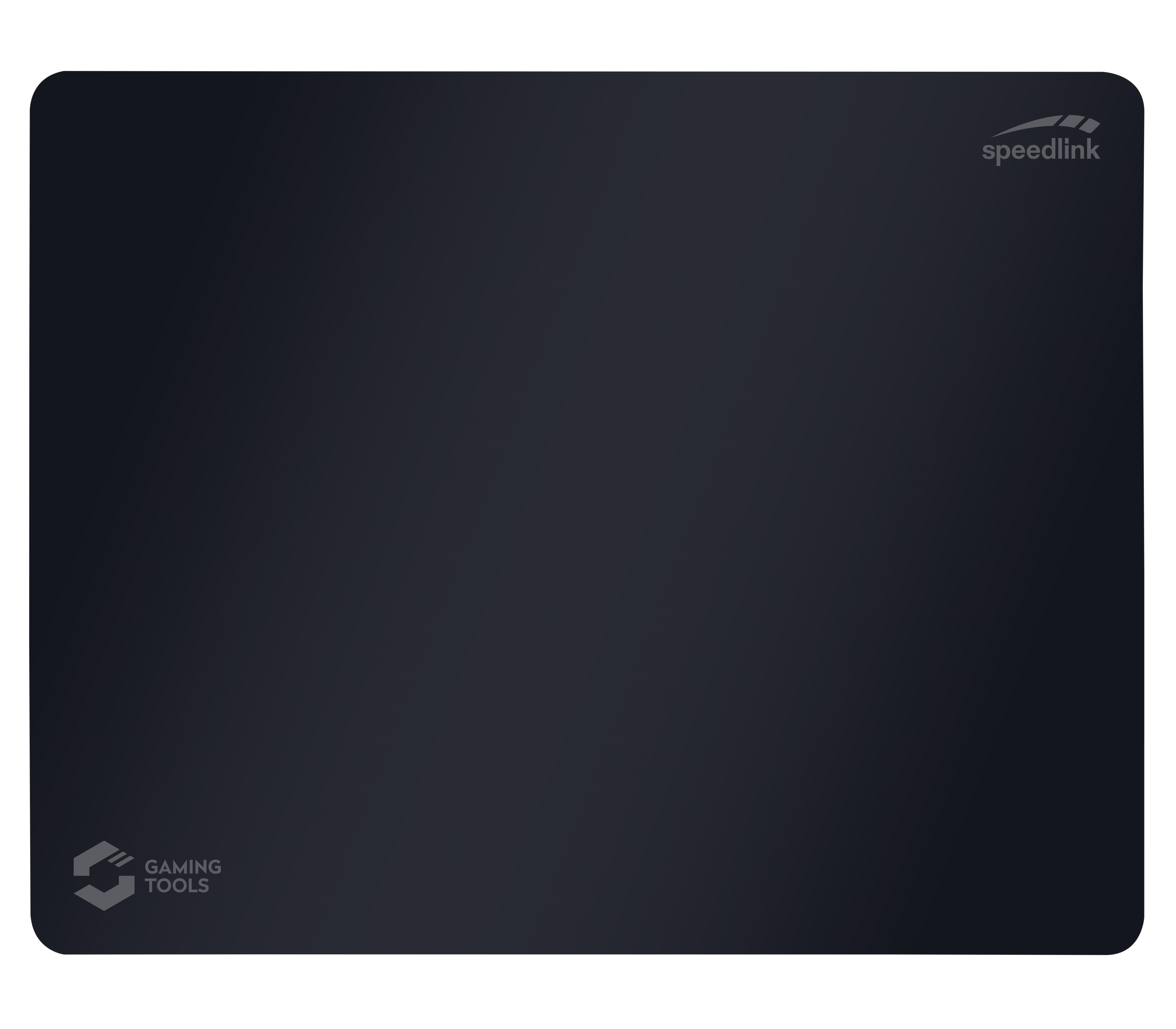 Schwarzes Speedlink Gaming Tools Mauspad mit rutschfester Oberfläche und abgerundeten Ecken für Gamer