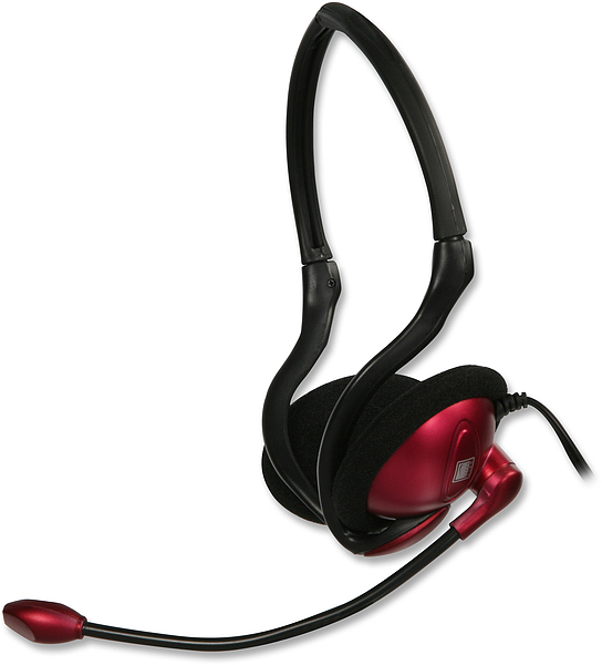 Headset Roto Snappy Backheadset faltbar rot – ultraleichtes Headset
