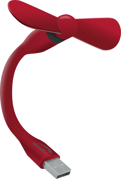 AERO MINI USB Fan, red-black