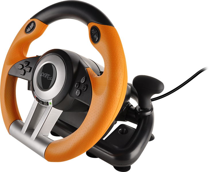 PS3, O.Z. Racing | DRIFT - black-orange for Wheel SL-4495-BKOR